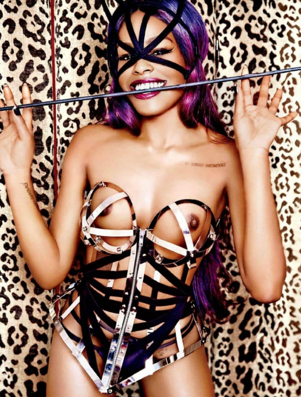 Кадры со стрима Azealia Banks, слив (свежие снимки, кадр 65)