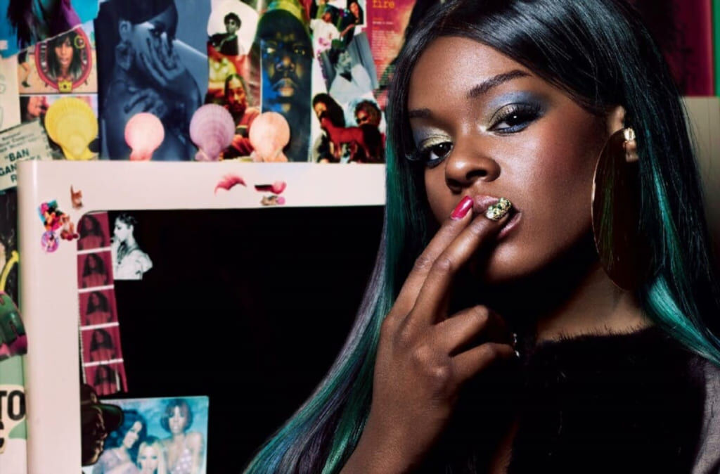 Кадры со стрима Azealia Banks, слив (кадры из закрытого архива, кадр 25)