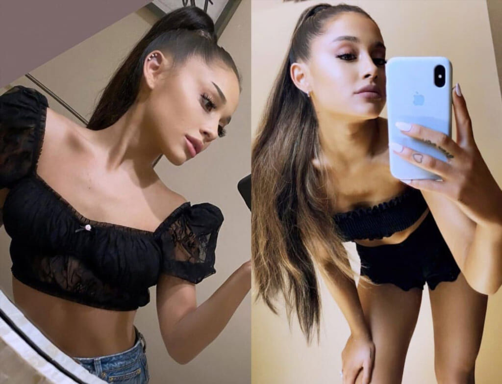 Горячий фотосет — подборка #55 Горячий сет фотосессии Ариана Гранде (детальный ракурс, кадр 55)