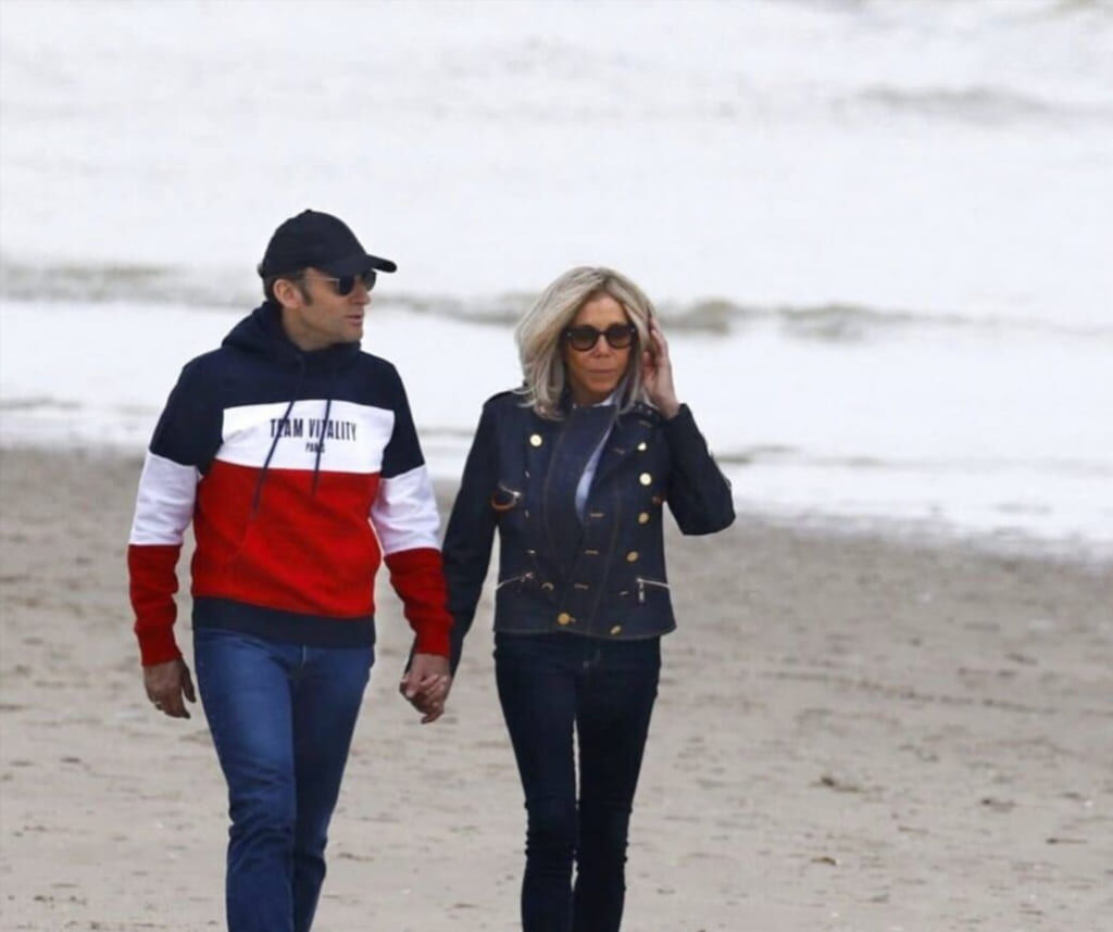 Новый слив фото Brigitte Macron (детальный ракурс, кадр 85)