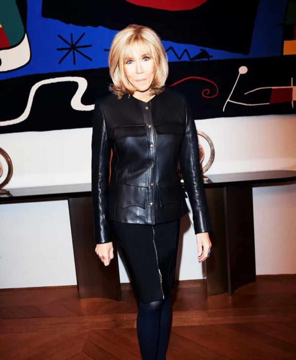 Утекшие кадры: Brigitte Macron (в высоком качестве, кадр 53)