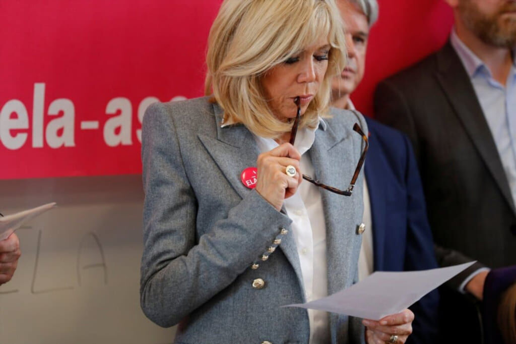 Утекшие кадры: Brigitte Macron (в высоком качестве, кадр 83)