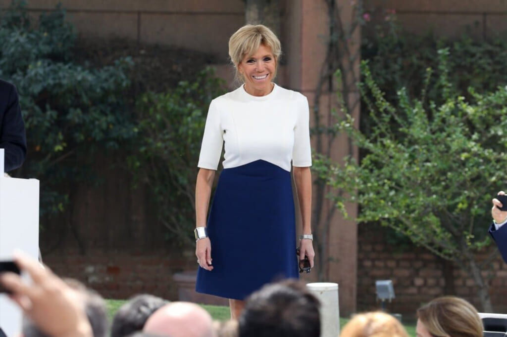 Слив Brigitte Macron: светский раут кадр 95