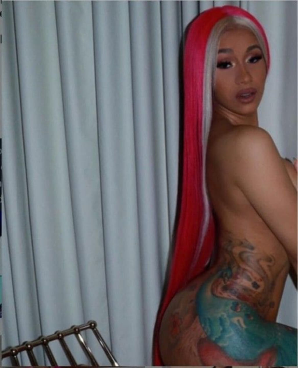 приватные снимки и слив карди би (cardi b) (детальный ракурс, кадр 20)