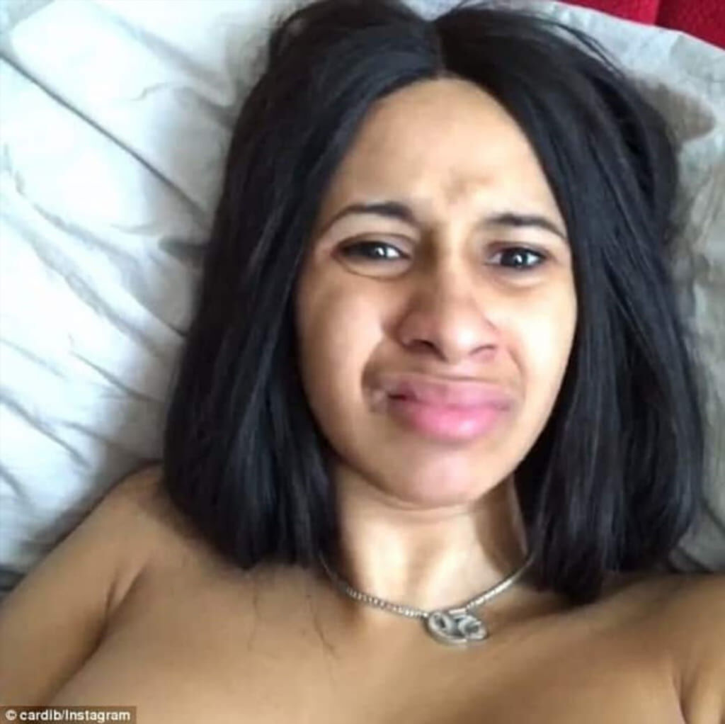 эксклюзивные кадры и слив карди би (cardi b) (кадры из закрытого архива, кадр 11)