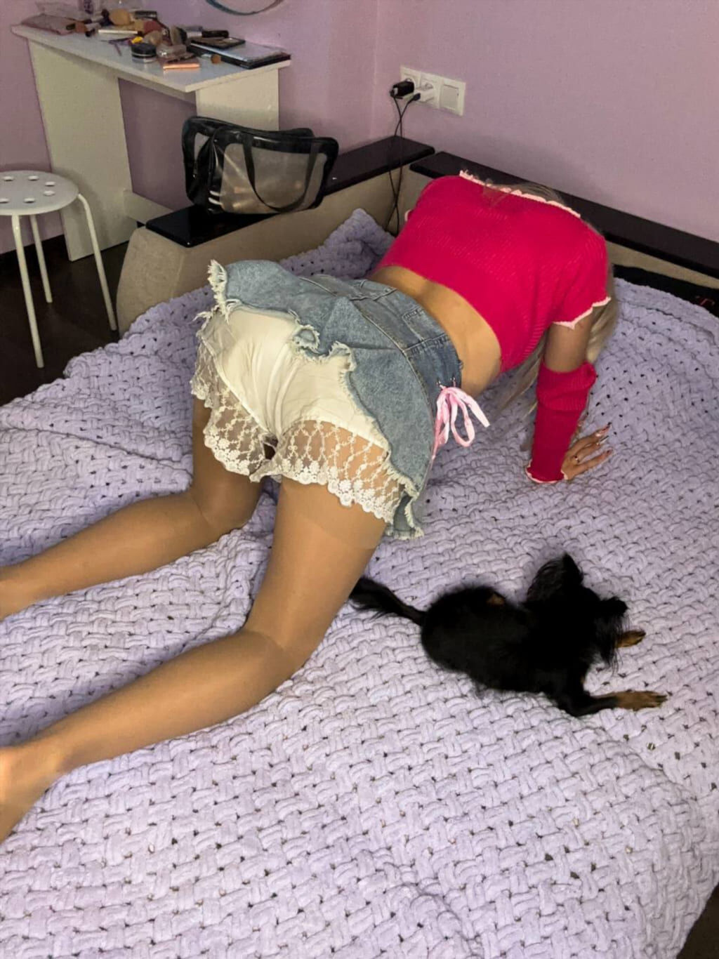 Слив Кенели Сайкс: съемка в студии (откровенный фотосет, кадр 41)
