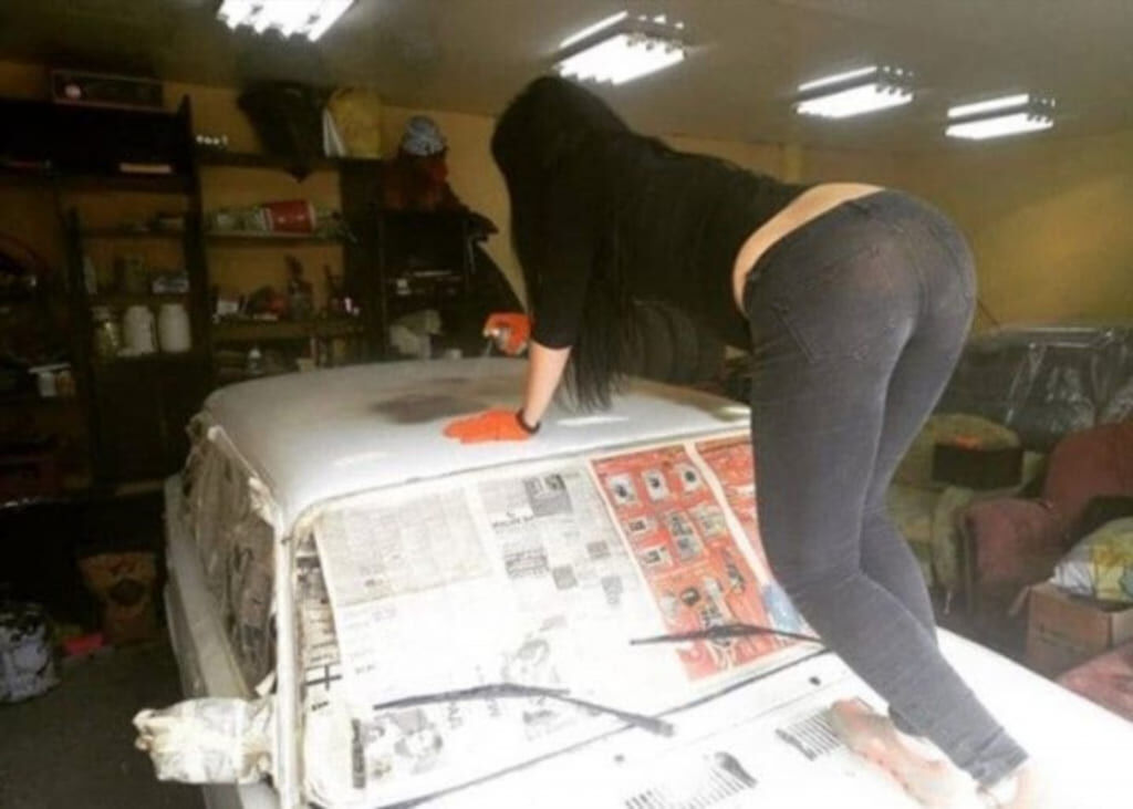 Слив Настя Туман: стильный образ автоледи (кадры из закрытого архива, кадр 46)