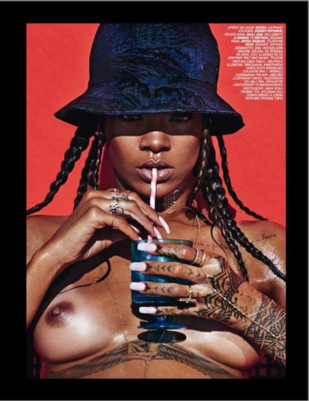 Слив личных снимков певицы Rihanna (подборка из сета, кадр 44)