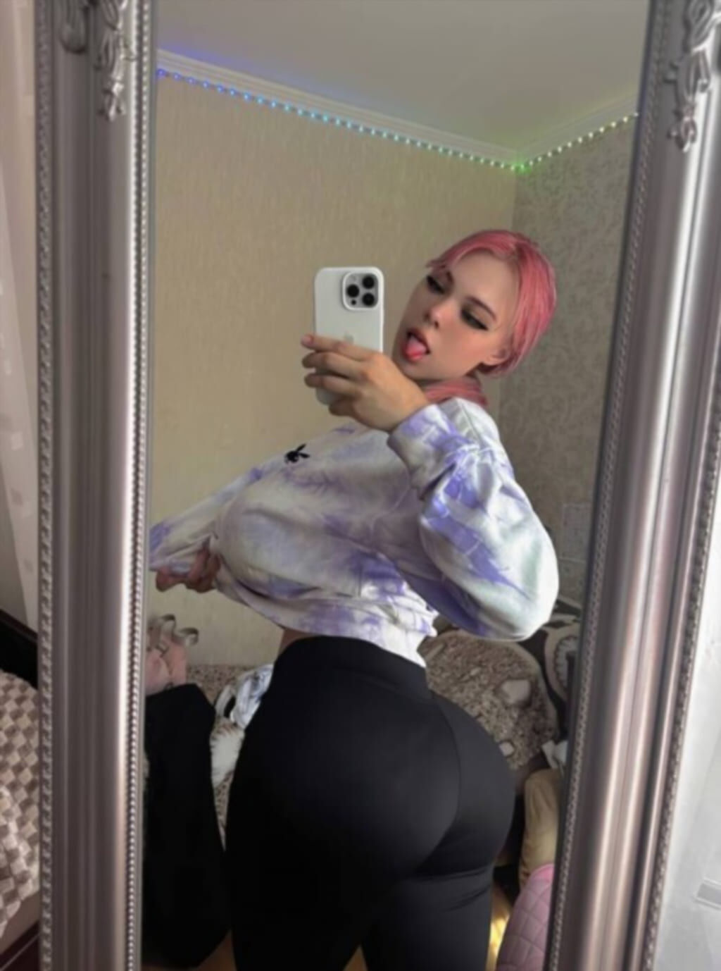 Слив сета kitty keettt у зеркала (откровенный фотосет, кадр 60)