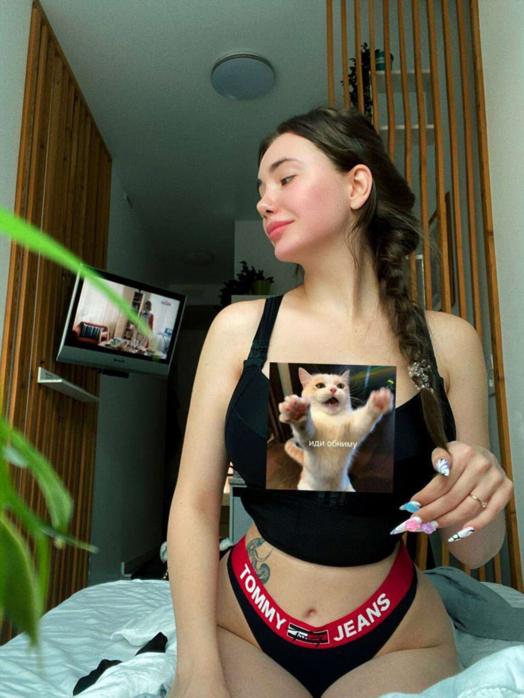 Likylafit слив фотосессии у зеркала кадр 165