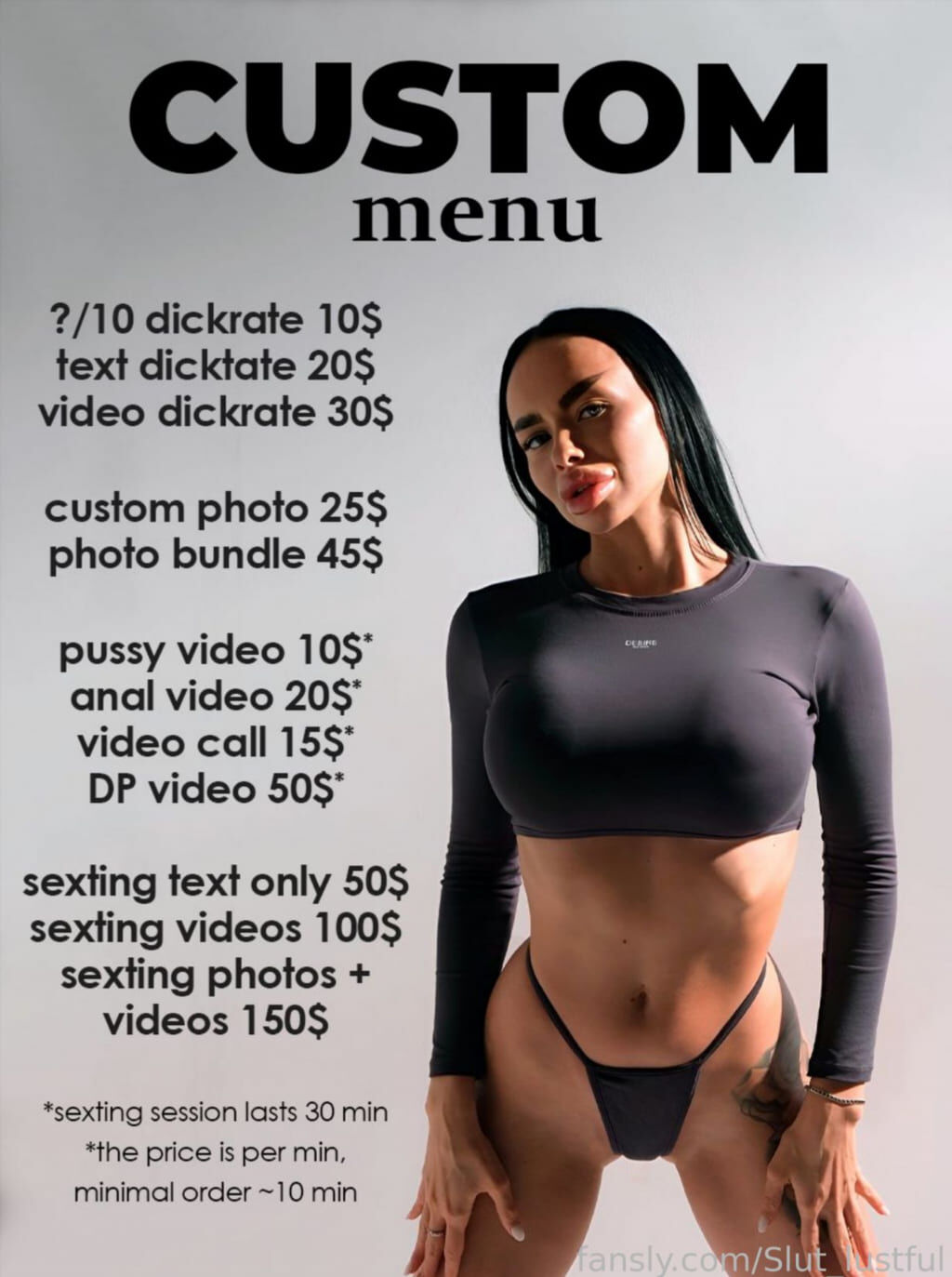 Слив lustful slut: образ в белье (горячие кадры, кадр 94)