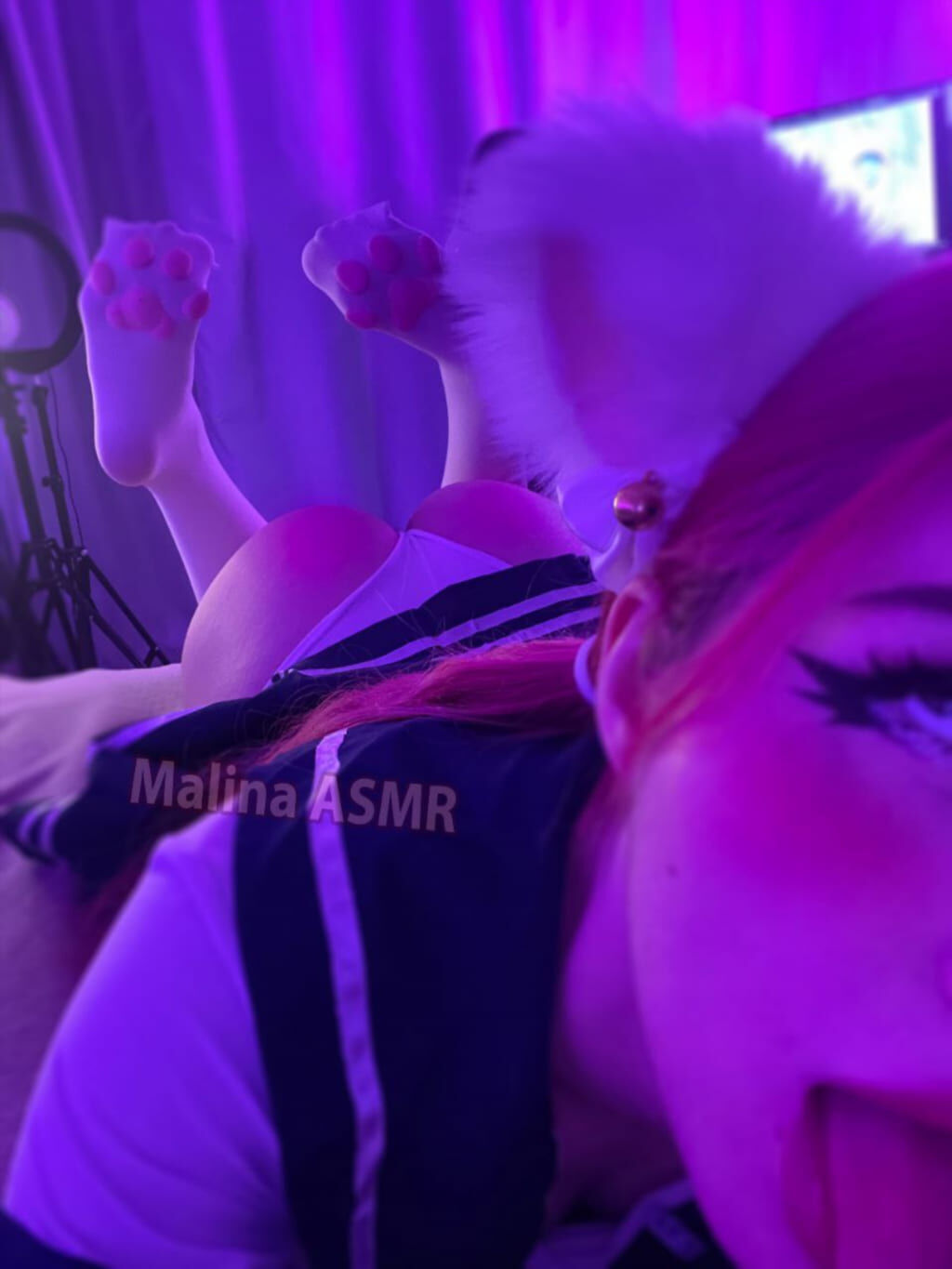 Слив фотосессии Malina ASMR в студии