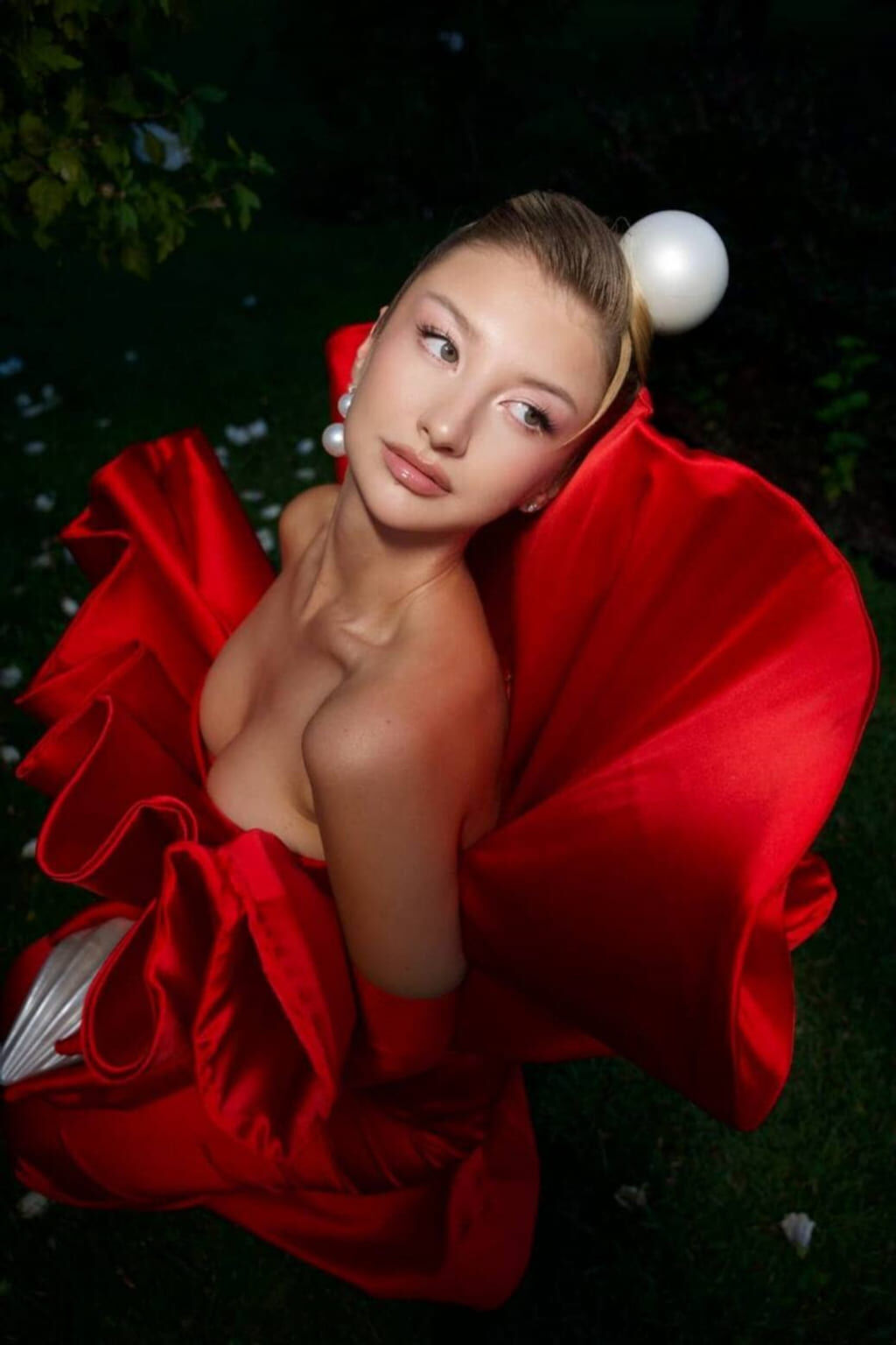 Слив Margo Овсянниковой в мини-платье (откровенный фотосет, кадр 34)