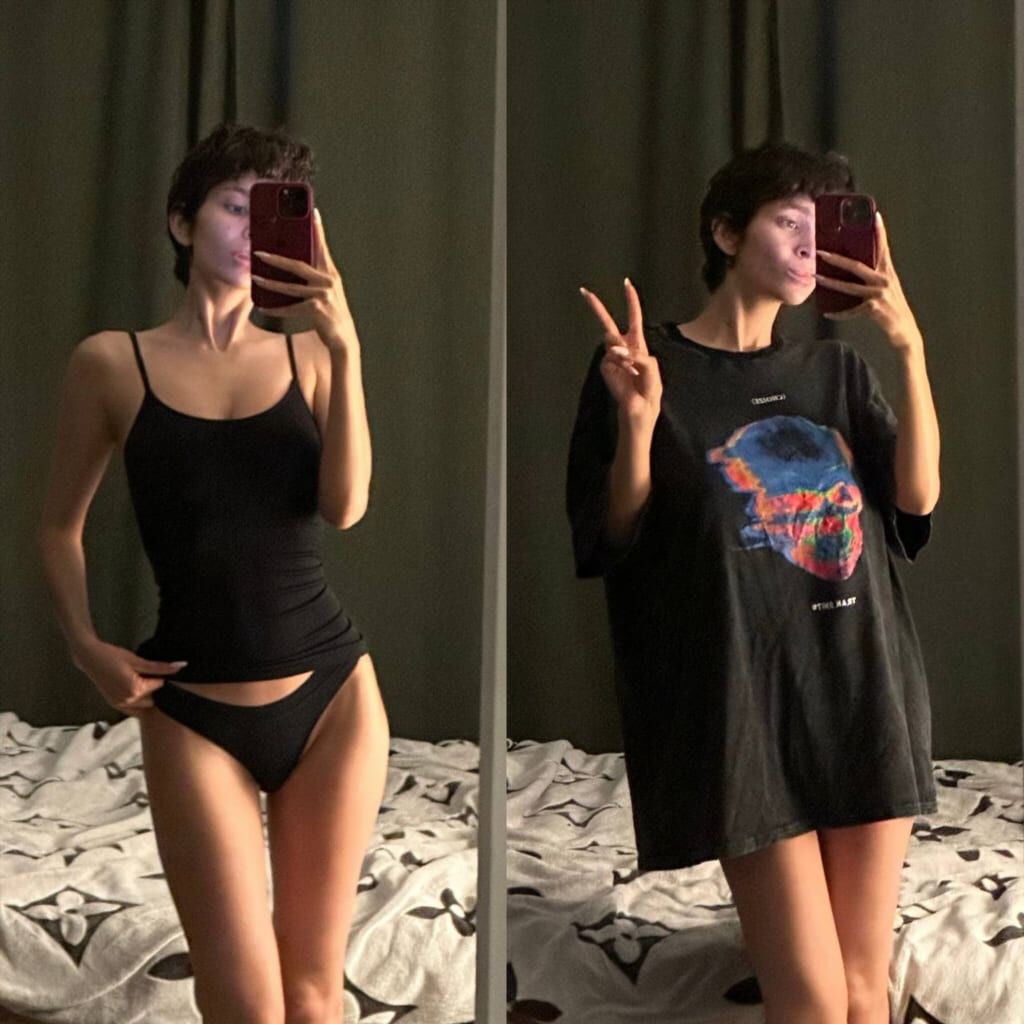 Слив фото kris blackberry в зеркале
